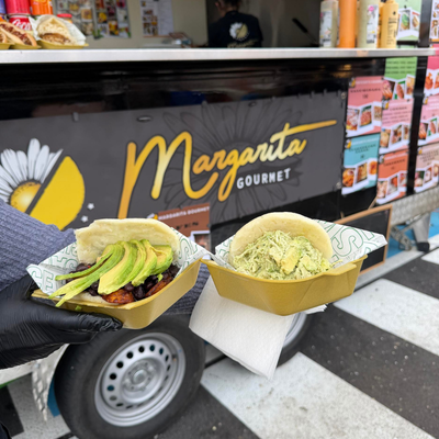 Arepas venezolanas de Margarita Gourmet en food truck para eventos en Castellón